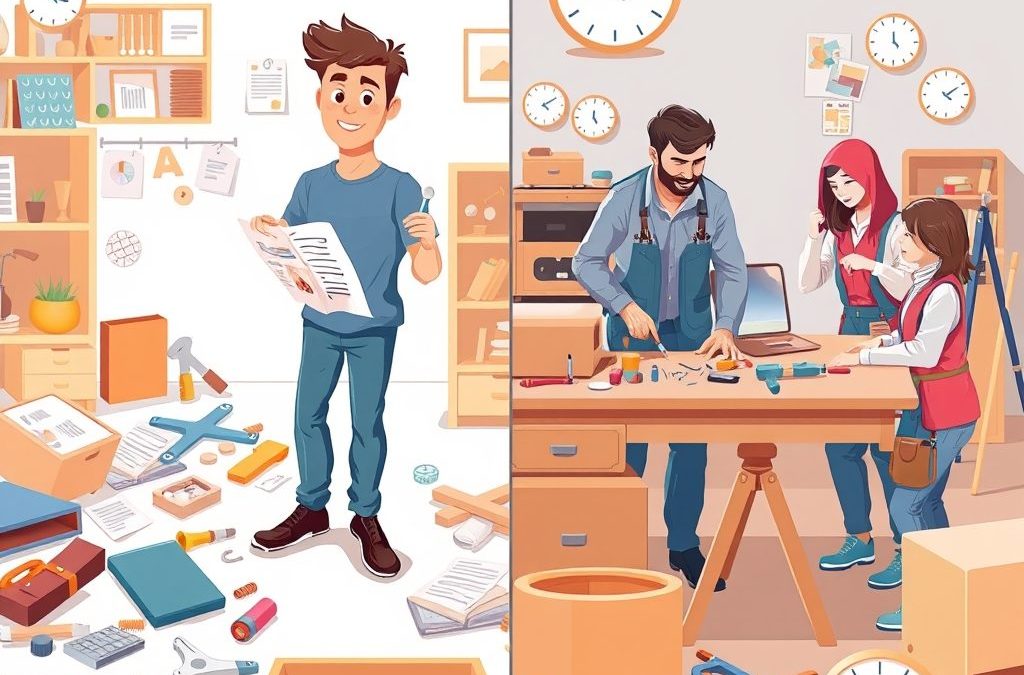 Montaż mebli samemu czy z ekipą – jak wybrać najlepszą metodę uwzględniając czas, koszty i bezpieczeństwo użytkowania