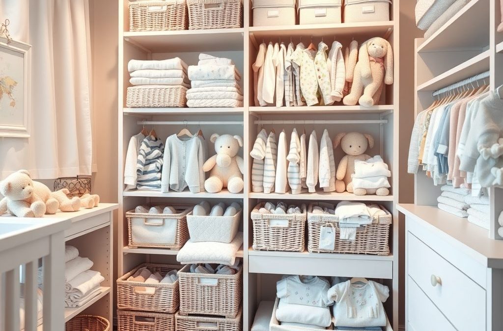 Przechowywanie ubranek niemowlaka: praktyczne sposoby organizacji i utrzymania porządku w pokoju dziecka