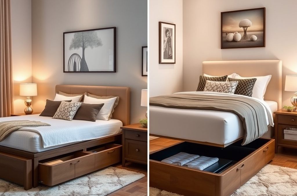Łóżko z szufladami czy pojemnik – jak wybrać funkcjonalne rozwiązanie do sypialni i uniknąć typowych pułapek