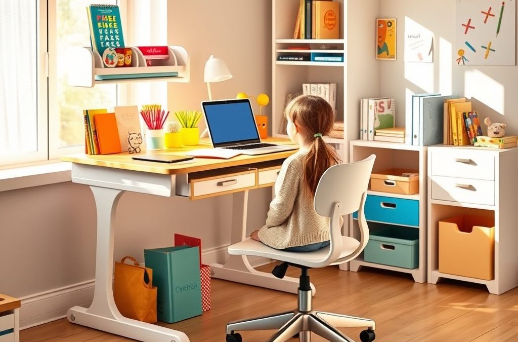 Jak wybrać biurko dla dziecka, które rośnie razem z nim i wspiera zdrową postawę podczas nauki