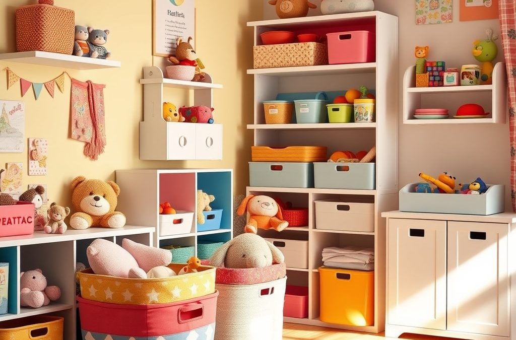Przechowywanie zabawek: jak wybrać praktyczne i estetyczne rozwiązania do pokoju dziecka