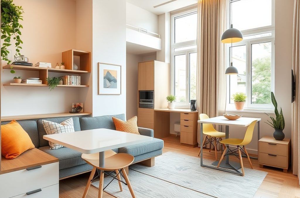 Planowanie wnętrza mieszkania 40 m² od podstaw: jak stworzyć funkcjonalne i ergonomiczne przestrzenie
