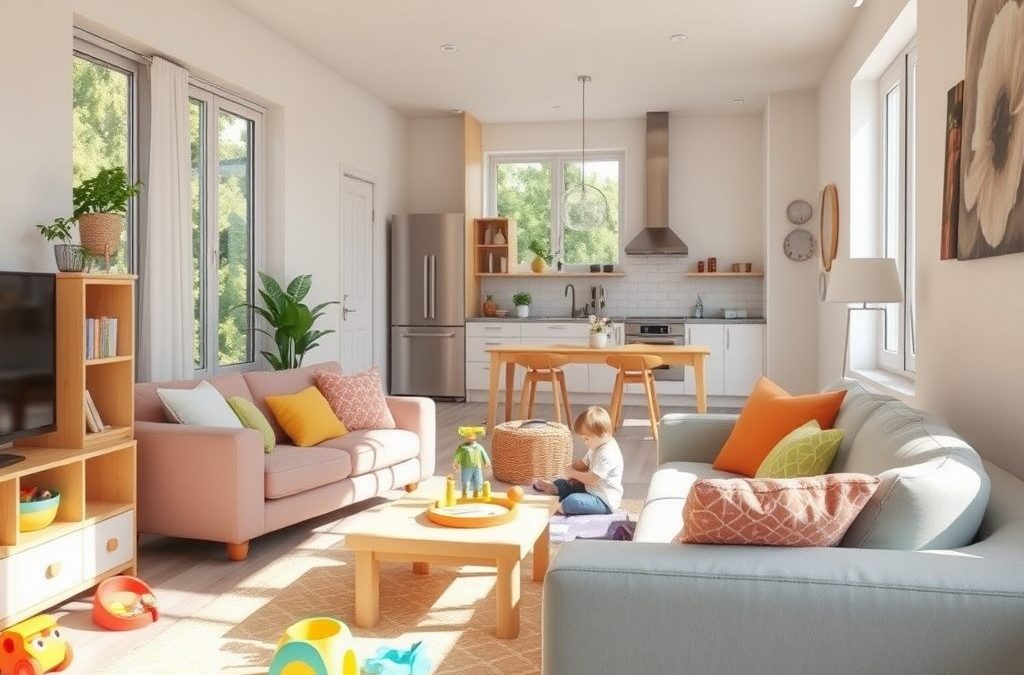 Układ mieszkania dla rodziny z dziećmi: jak zaplanować przestrzeń i bezpieczeństwo na co dzień
