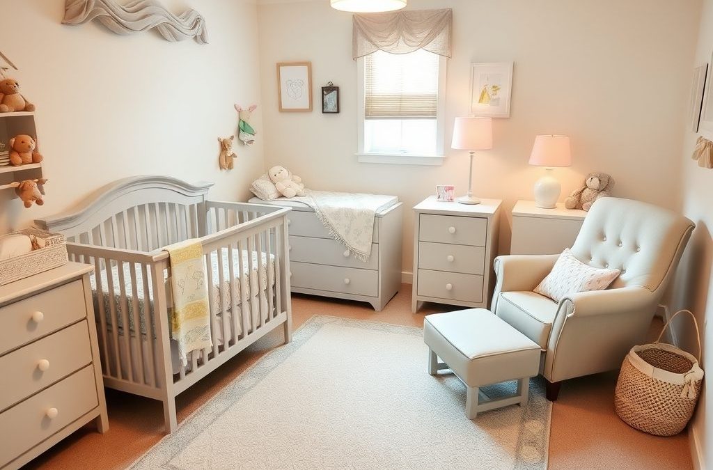 Pokój niemowlaka: lista niezbędnych mebli i akcesoriów z myślą o bezpieczeństwie i funkcjonalności