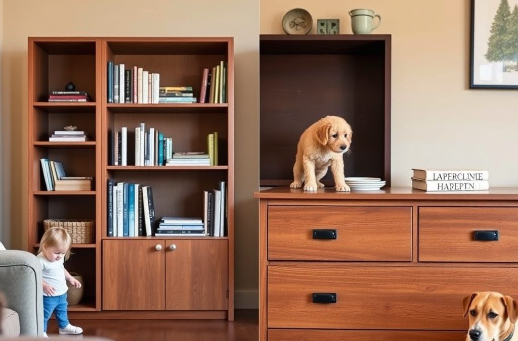 Zabezpieczenie mebli przed przewróceniem: jak dobrać i zamontować skuteczne mocowania dla bezpieczeństwa w domu