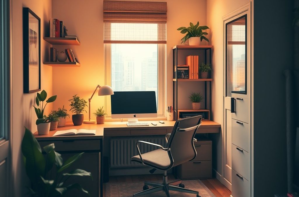 Układ mieszkania pod pracę zdalną: jak wydzielić funkcjonalną i komfortową strefę home office