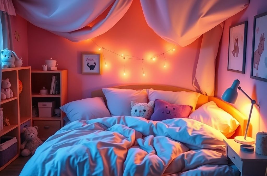 Jak urządzić strefę snu w pokoju dziecka, by łączyła komfort, bezpieczeństwo i przytulność