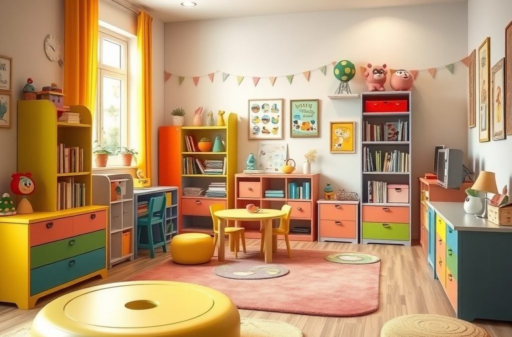 Aranżacja pokoju dziecka: jak stworzyć bezpieczną i funkcjonalną przestrzeń do zabawy i nauki