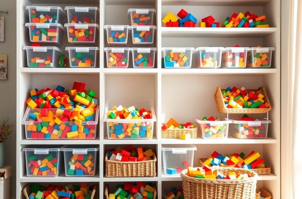 Jak zorganizować przechowywanie klocków, by utrzymać porządek i wygodę zabawy w pokoju dziecka