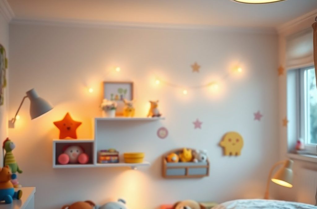 Bezpieczne oświetlenie w pokoju dziecka: jak wybrać i ustawić światło wspierające rozwój i komfort malucha