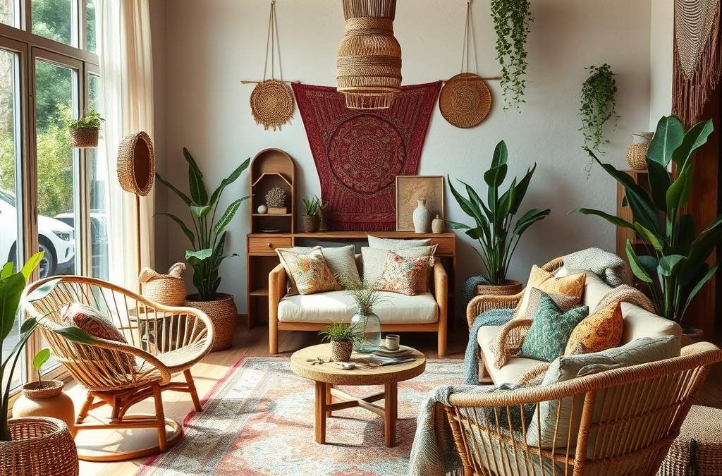 Meble do stylu boho: jak wybrać naturalne i trwałe elementy z artystycznym charakterem