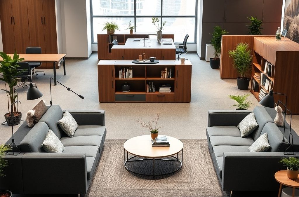 Meble modułowe do wydzielania stref w biurze: jak wybrać trwałe i funkcjonalne rozwiązania