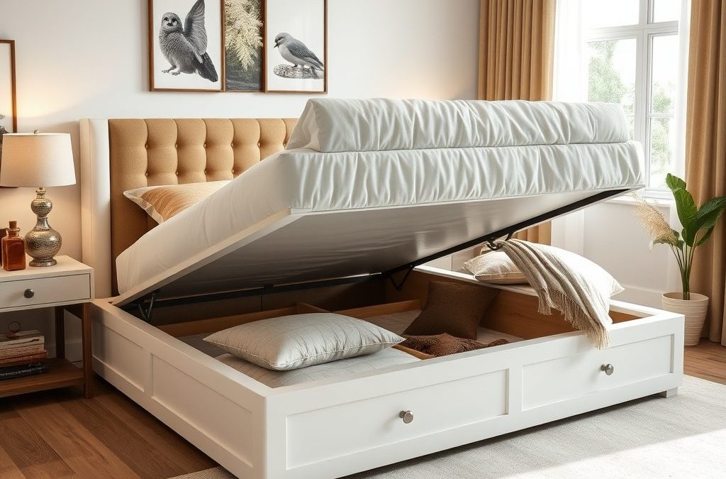 Łóżko z pojemnikiem czy bez: jak wybrać funkcjonalny mebel do sypialni i nie żałować decyzji